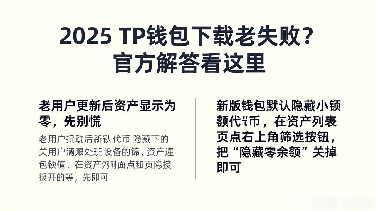 2025 TP钱包下载老失败?官方解答看这里
