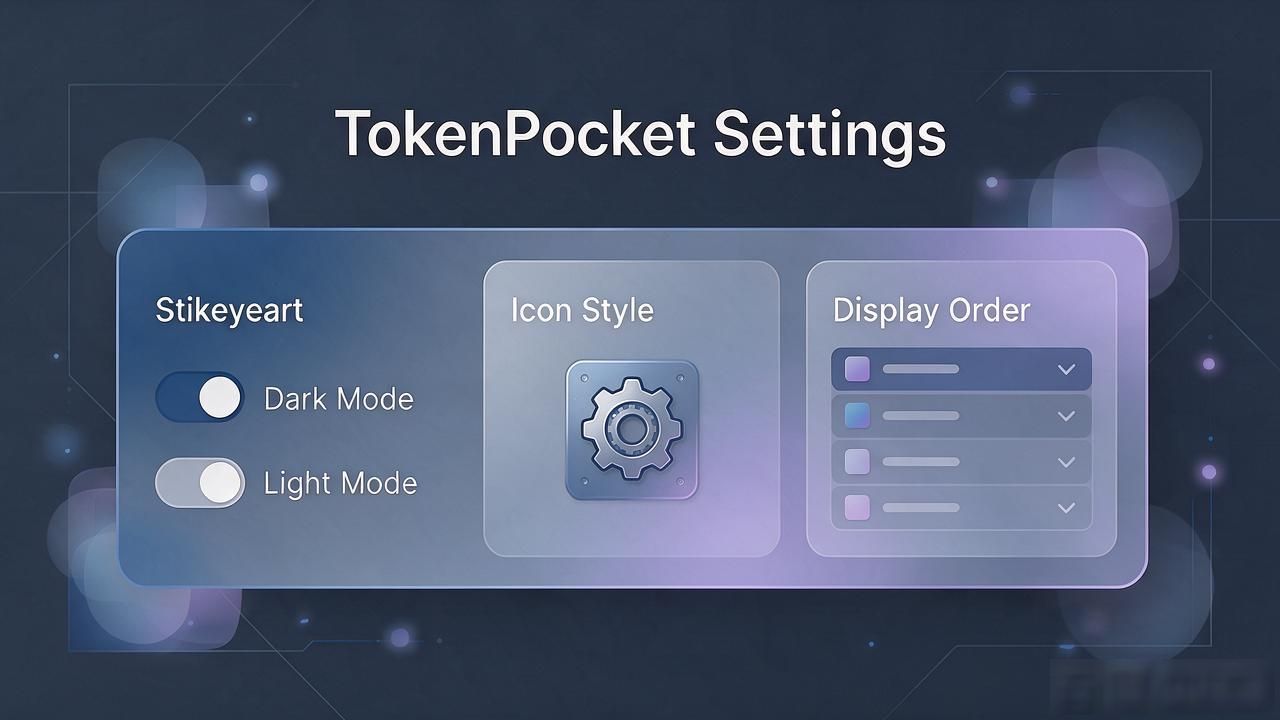 TokenPocket设置选项怎么用，个性化功能全解析