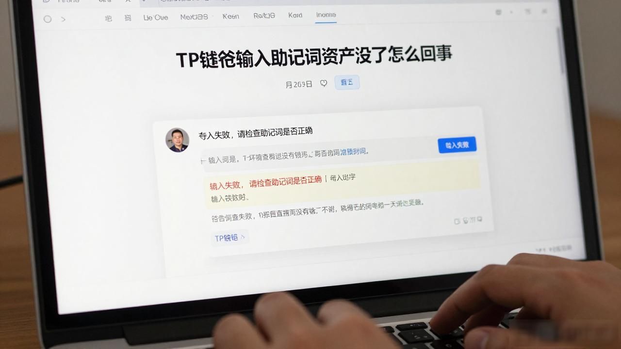 TP钱包导入助记词资产没了怎么回事