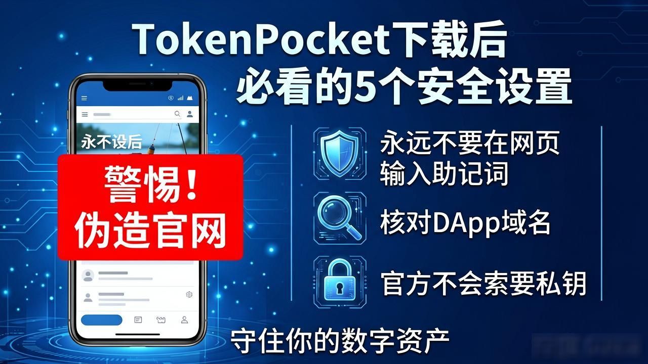 TokenPocket下载后必看的5个安全设置,守住你的数字资产