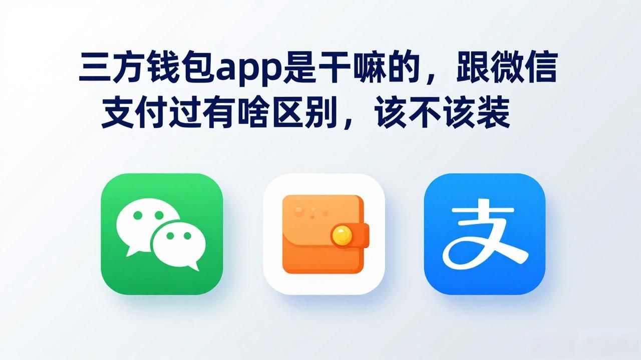 三方钱包app是干嘛的，跟微信支付宝有啥区别，该不该装