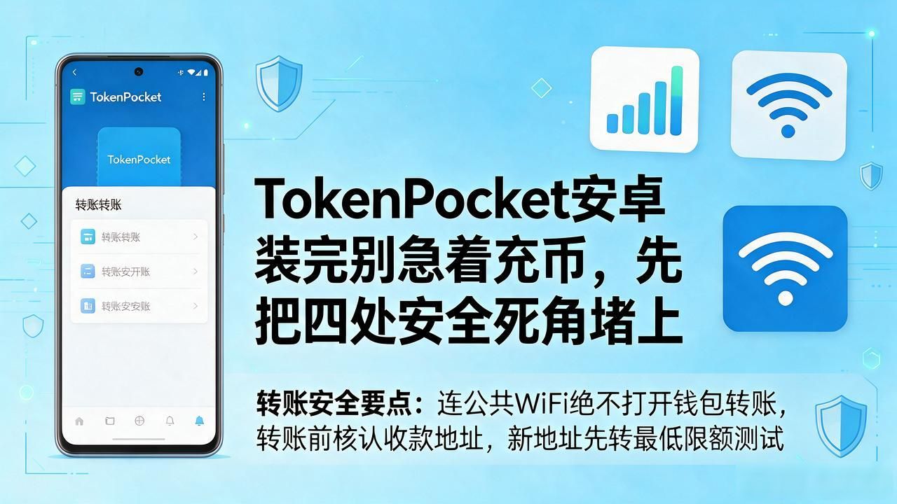 tokenpocket安卓装完别急着充币，先把四处安全死角堵上