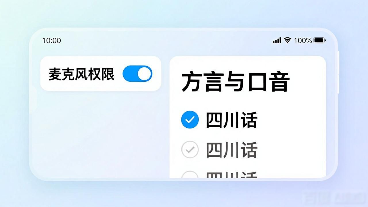 语音识别不灵?tp2025版麦克风权限和方言设置这样调