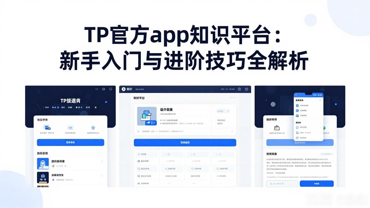 TP官方app知识平台:新手入门与进阶技巧全解析