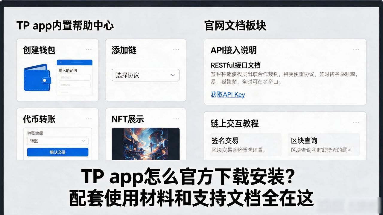 TP app怎么官方下载安装?配套使用材料和支持文档全在这