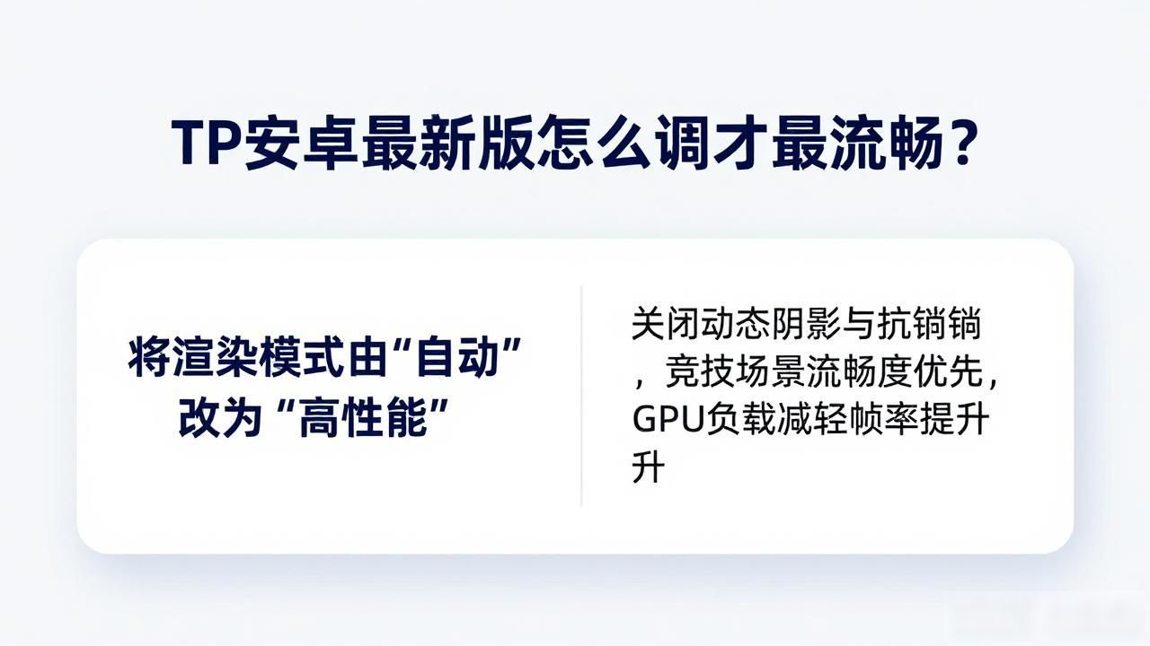 TP安卓最新版怎么调才最流畅?