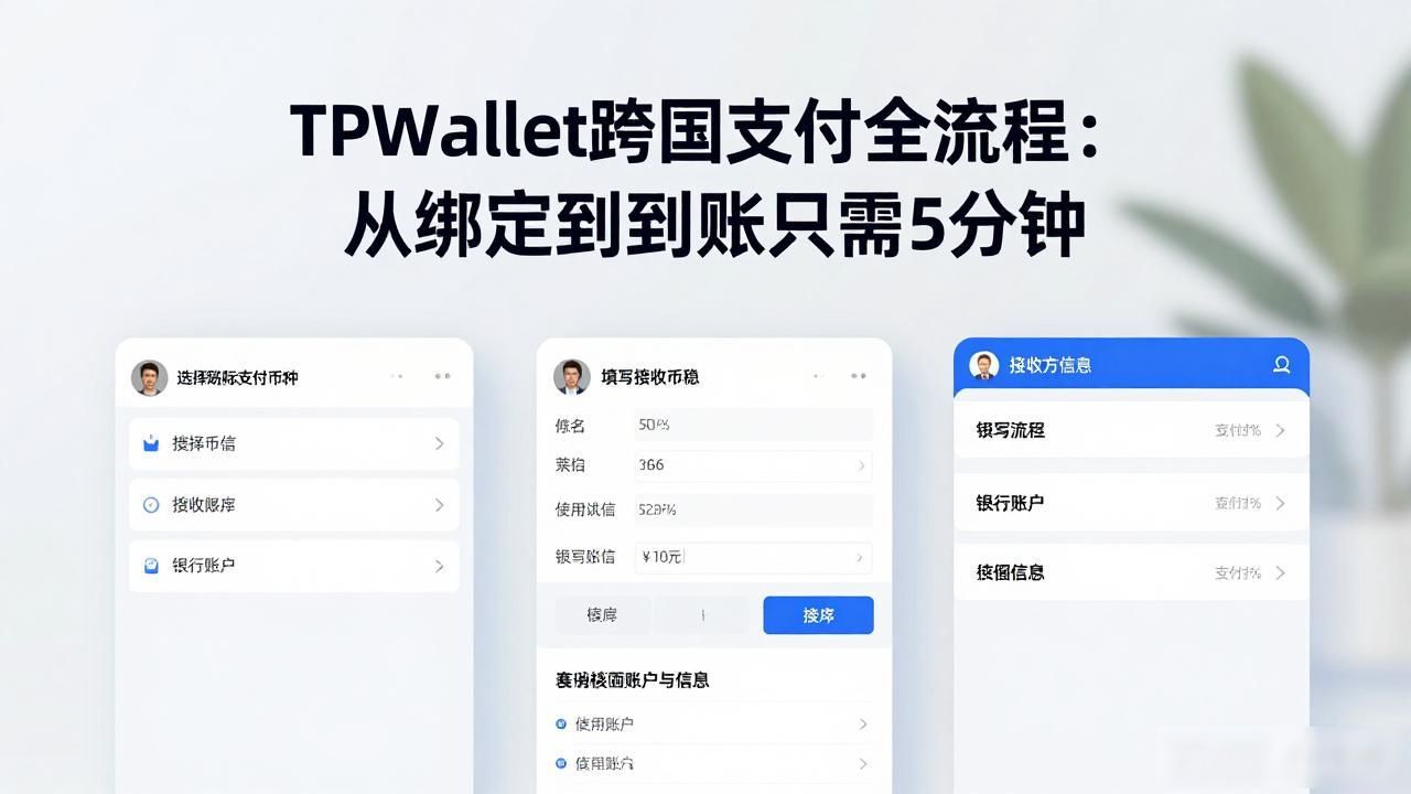 TPWallet跨国支付全流程:从绑定到到账只需5分钟